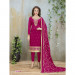 Magenta Faux Georgette Salwar Kameez