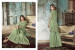 Light Green Heavy Net Sharara-Bottom Salwar Kameez