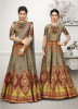 Multicolor Heritage Banarasi Silk Digital Printed Lehenga Choli