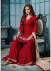 Red Georgette Ramadan Special Salwar Suit