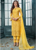 Yellow Georgette Ramadan Special Salwar Suit