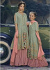 Green & Pink Rangoli Georgette Ramadan Special Salwar Suit
