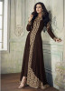 Chocolate Brown Real Georgette Special Salwar Suit