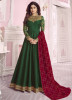 Green Silk Ankle-Length Salwar Suit
