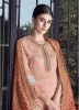 Light Salmon Lakhnavi Embroidery On Silk With Inner Salwar Suit