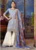 Light Violet Lakhnavi Embroidery On Silk With Inner Salwar Suit