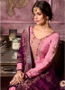 Pink Satin Georgette Salwar Suit