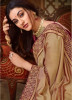 Maroon & Beige Vichitra Silk Embroidery Saree