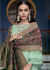 Mint Tussar Silk Dyed Banarasi Dupatta Salwar Suit