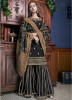 Black Banglori Silk Banarasi Dupatta Salwar Suit