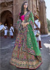 Multicolor Banarasi Silk Jacquard Lehenga Choli