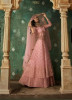Baby Pink Jari & Swarovski Embroidery Ghagra-Bottom Salwar Suit