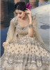 Cream Net With Embroidery Work Anarklai Suit