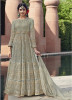 Sage Blue Net With Embroidery Work Anarklai Suit