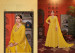 Yellow Heavy Georgette Net Salwar Suit