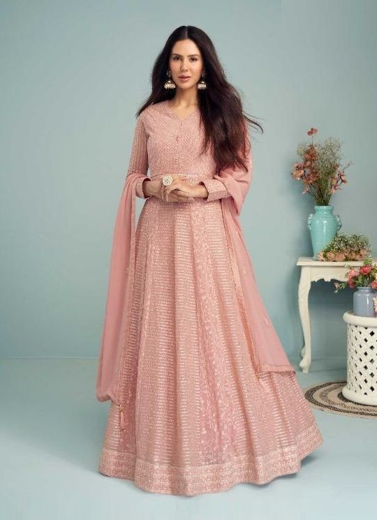 long gown salwar