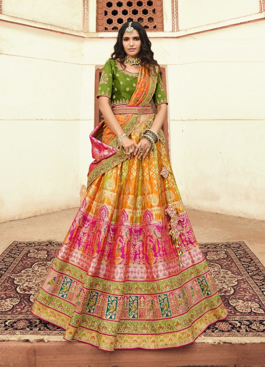 Magenta Pink Lehenga Set. – Shyam Narayan Prasad