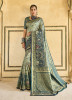 LIGHT SAGE GREEN WEAVING WEDDING-WEAR KANJIVARAM SILK SAREE