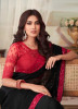 BLACK SILK EMBROIDERED PARTY-WEAR BOUTIQUE SAREE