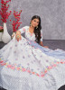 White Georgette Sequins With Thread-Work Party-Wear Embroidered Lehenga Choli