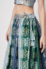 Multicolor Chinon Silk Print With Embroidery & Sequins-Work Party-Wear Stylish Lehenga Choli