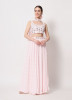 Light Pink Crushed Georgette Embroidered Party-Wear Stylish Lehenga Choli