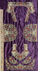 Violet Velvet With Embroidery, Sequins & Handwork Wedding-Wear Bridal Lehenga Choli