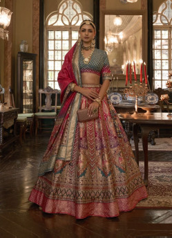 Beautiful Belted Bridal Lehengas That We Spotted On Real Brides