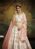 White Silk Embroidery & Hand-Work Wedding-Wear Bridal Lehenga Choli