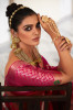 Magenta Paithani Silk Weaving Party-Wear Saree