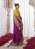 Purple Pure Viscose Dola Silk Weaving Party-Wear Saree