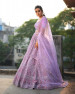 Purple Party wear Heavy designer Net Lehenga Choli