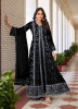 Black Georgette Embroidered Ramadan Special Front-Slit Salwar Kameez