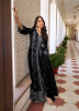 Black Georgette Embroidered Ramadan Special Front-Slit Salwar Kameez