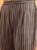 Striped Flared Sleeves Straight Kurta Set