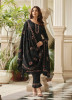 Black Chinon Sequins-Work Ramadan Special Pant-Bottom Readymade Salwar Kameez