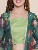 Floral printed Jacket, Top With Palazzos