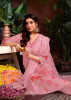 Pink Organza Digitally Printed Party-Wear Pant-Bottom Readymade Salwar Kameez