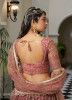 Light Coral Butterfly Net Embroidered Party-Wear Stylish Lehenga Choli